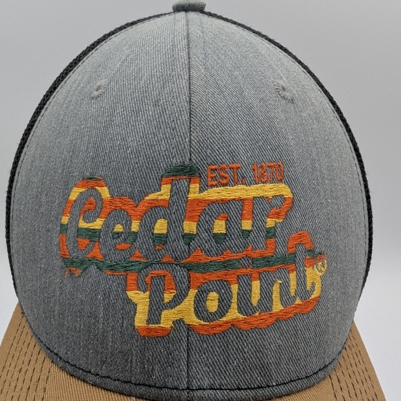 Cedar Point Gray and Tan Cap - Picture 2 of 7